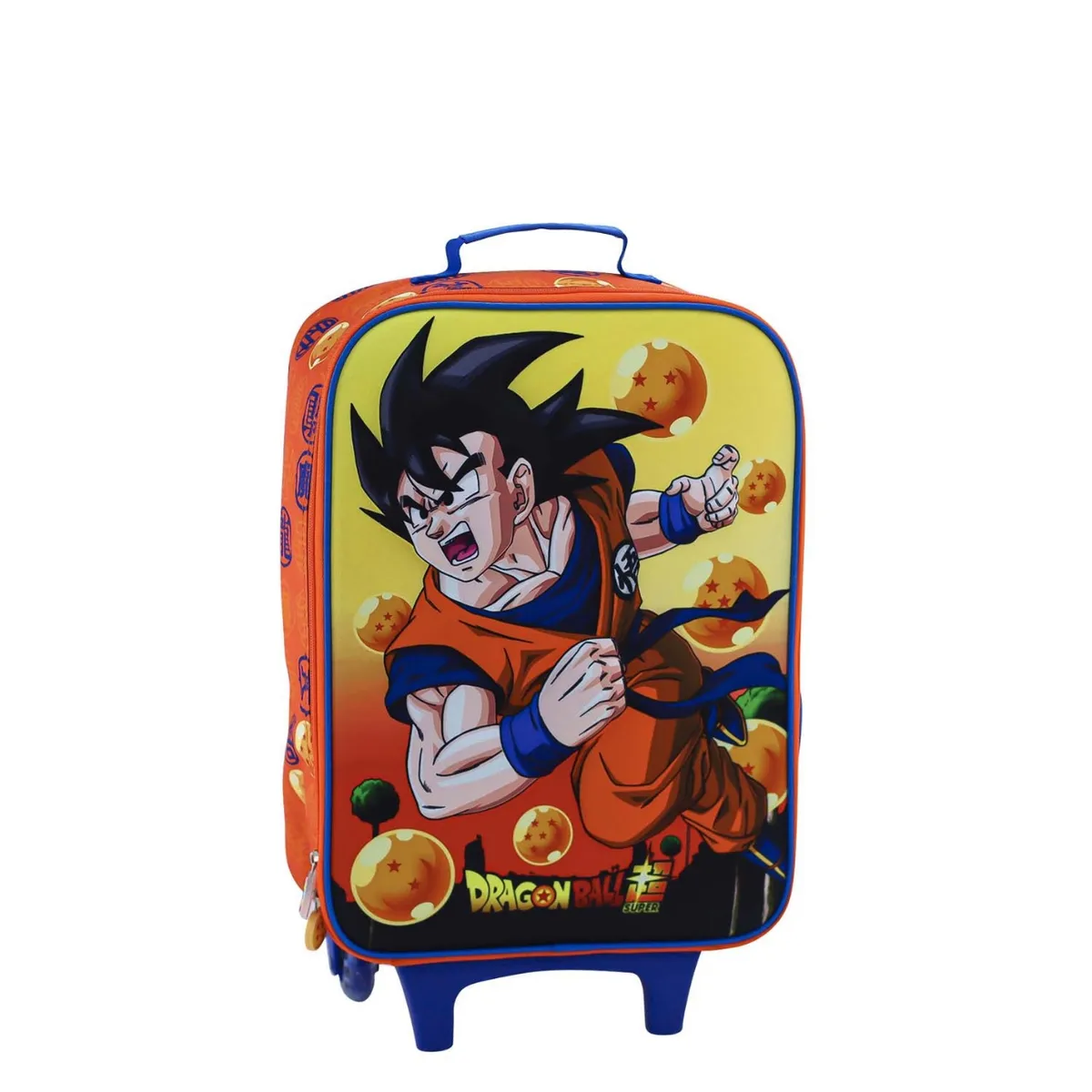 SCOOL - SET MOCHILA DRAGON BALL  GOKU OFICIO MALETA LONCHERA CARTUCHERA 3PZAS
