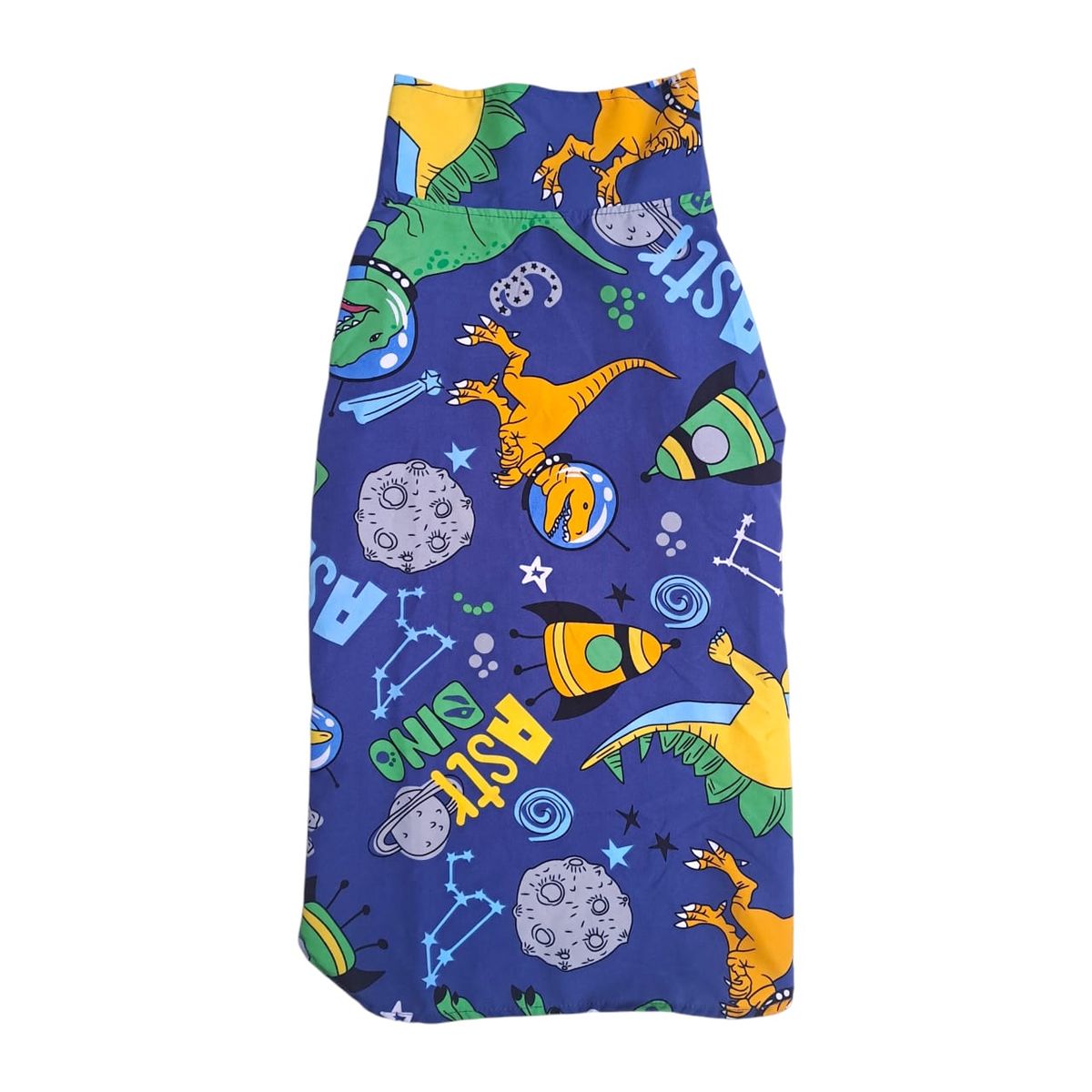 PRETTY CAN - Camisa hawaiana para perros - Azul y Rojo -Talla 2