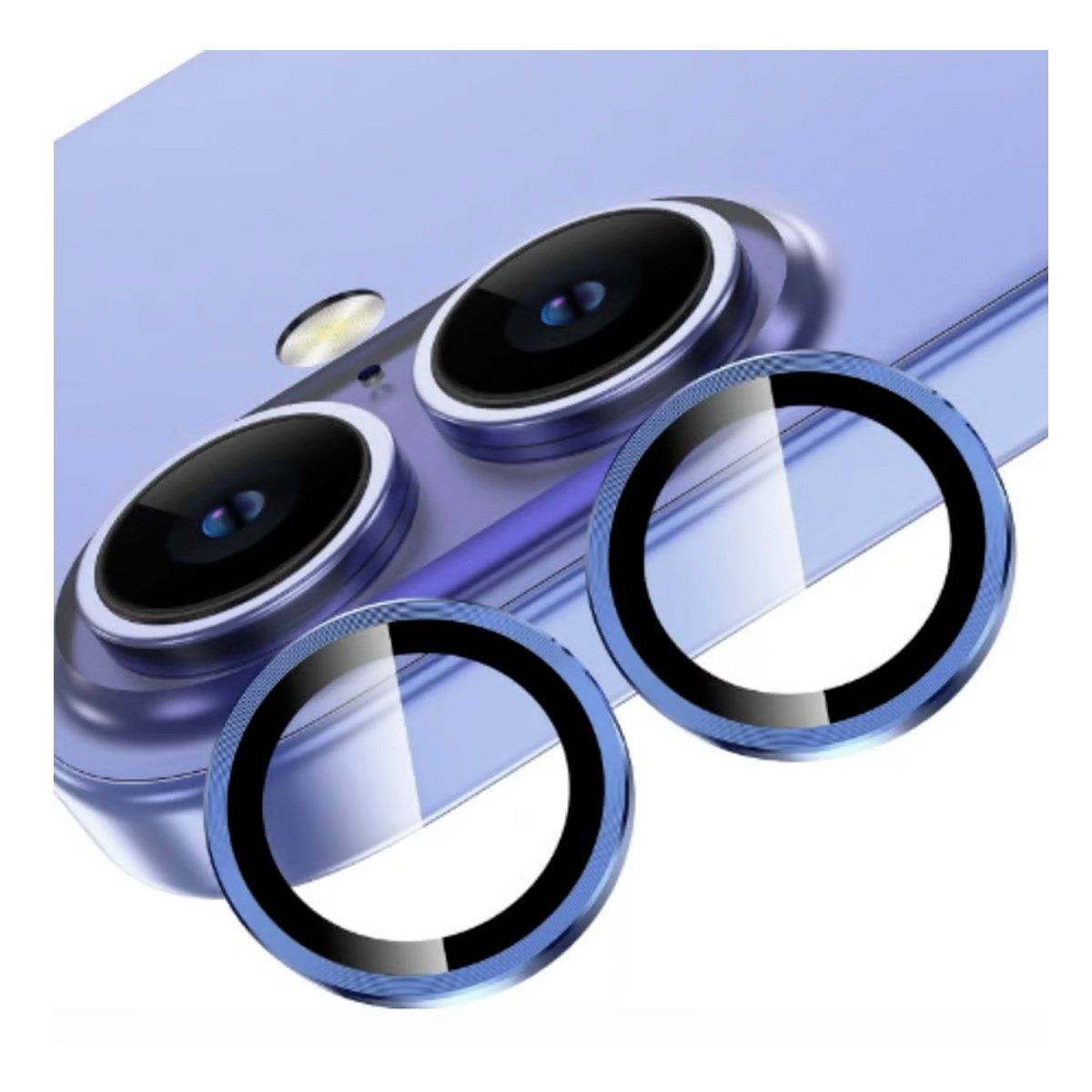 GENERICO - Lente protector de Cámara para iPhone 16 Azul