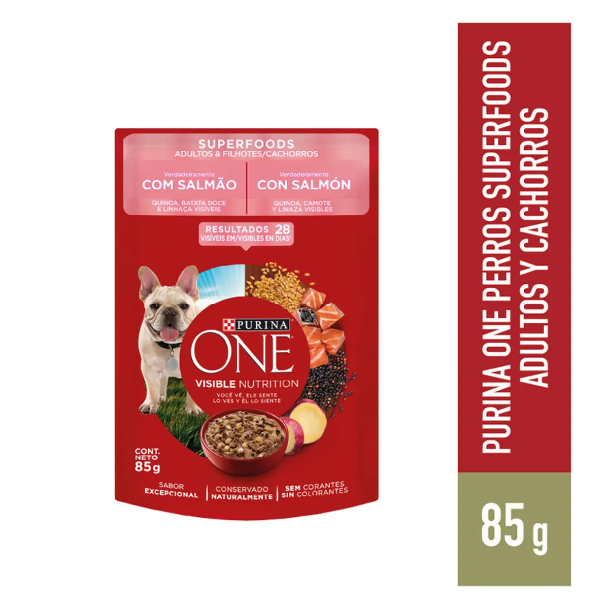 PURINA - Alimento Húmedo Perro Purina One® Superfoods Sobre 85gx15und