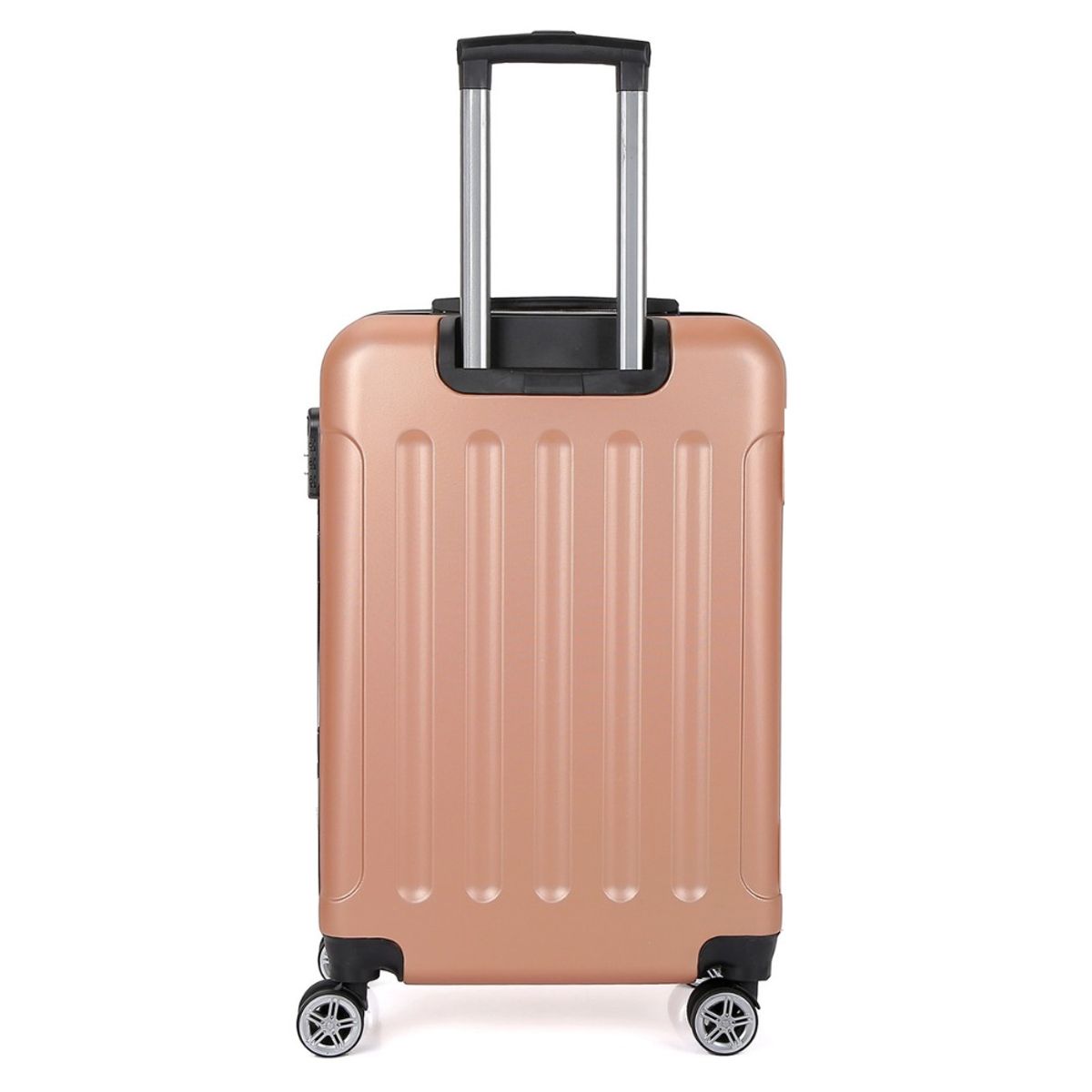 GENERICO - Maleta de Cabina con Clave Carry on 10kg - Oro Rosa -