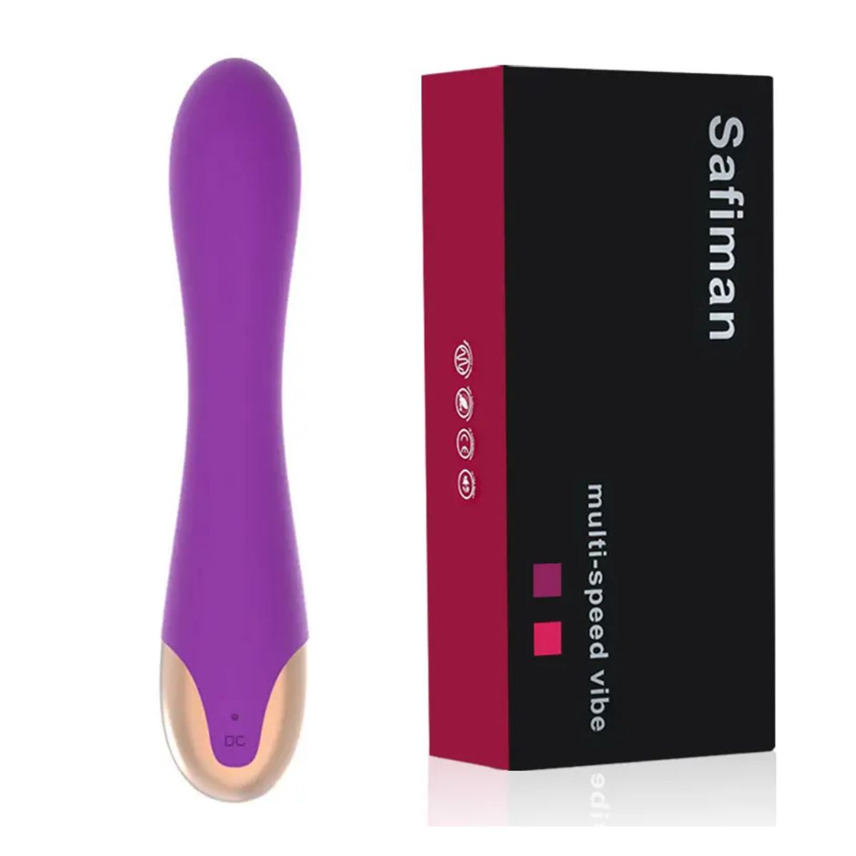 GENERICO - Vibrador punto g - 10 velocidades-Morado