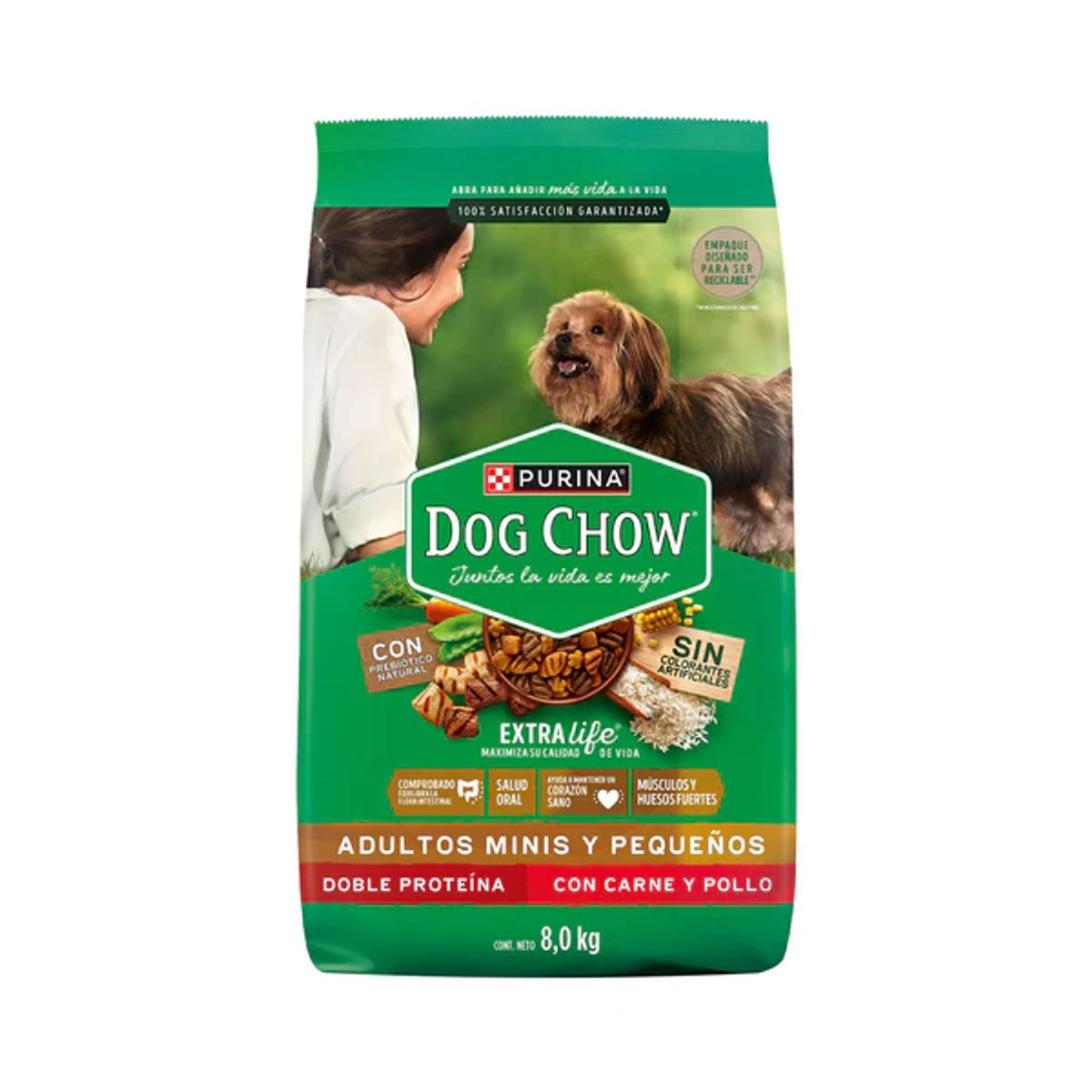 PURINA - Alimento Para Perros Dog Chow Minis Y Pequeños 8kg