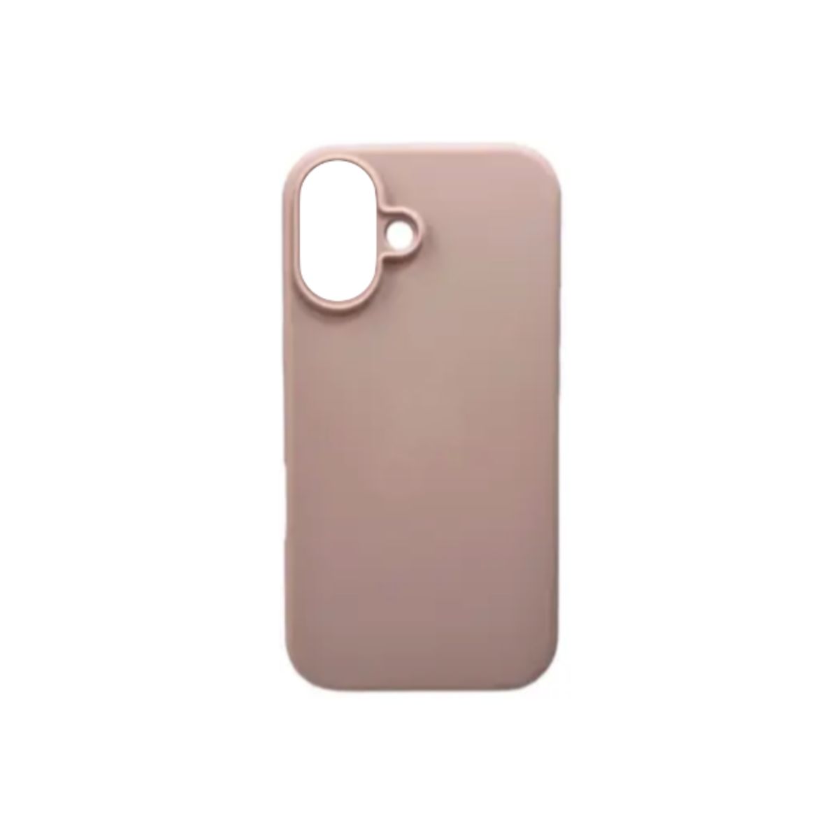 OEM - Silicone Case Funda iPhone 16 Nude