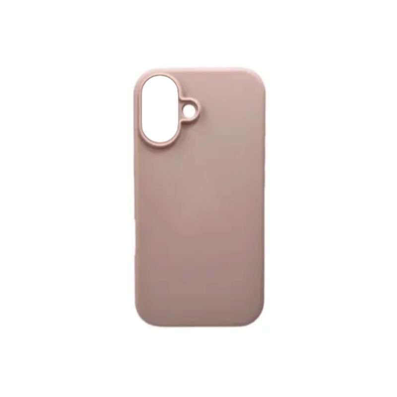 OEM - Silicone Case Funda iPhone 16 Nude
