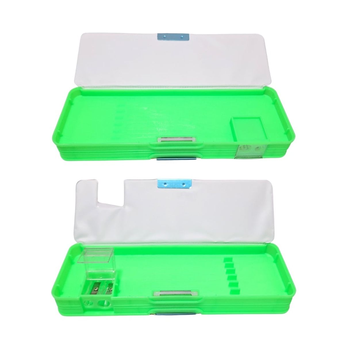 GENERICO - Cartuchera Kawai Oso Verde Imantada con Tajador