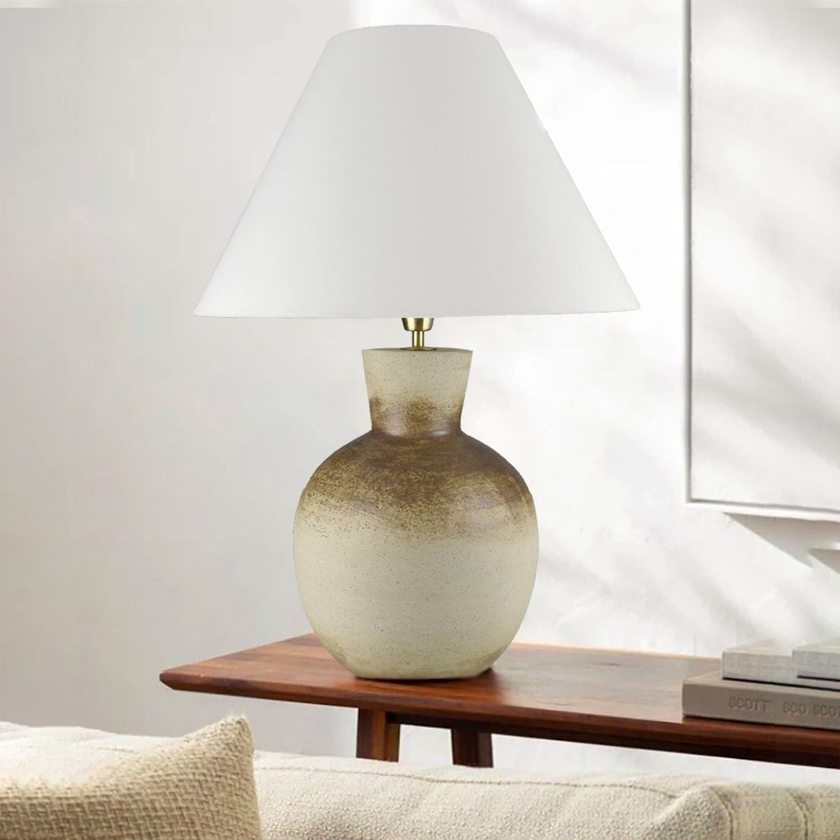 GENERICO - Lámpara de mesa Aribaro Cerámica