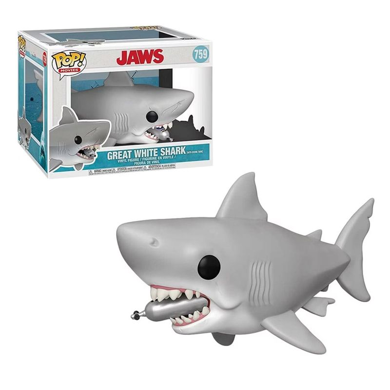 FUNKO - Funko Pop Jaws - Gran Tiburon Blanco 6 Pulgadas 759