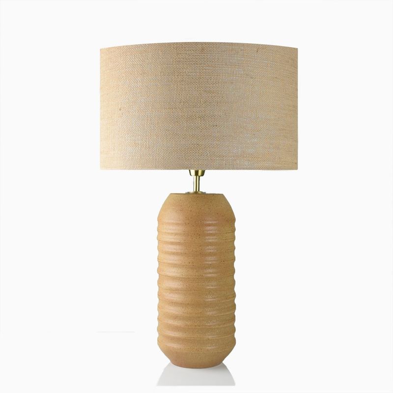 GENERICO - Lámpara de mesa Cafú Ceramica Beige