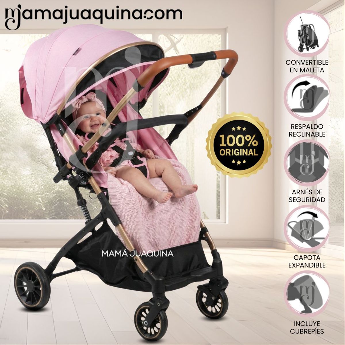 BABY - Coche Maleta «BABY EVO» Edición Limitada Pink