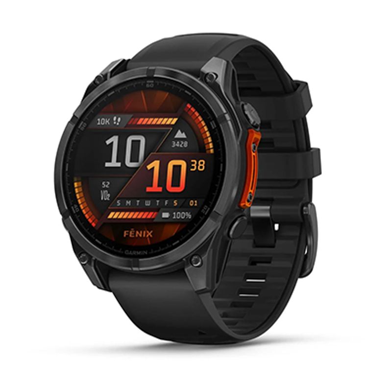 GARMIN - Smartwatch Fenix 8 - 47mm Amoled Gris Running Deporte GPS Fitness