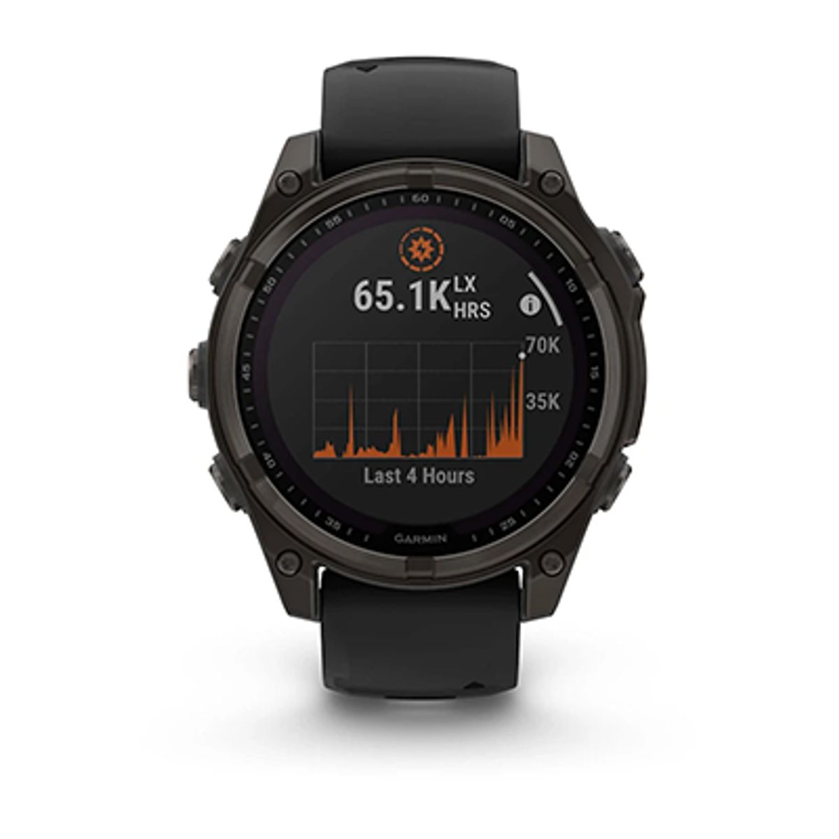 GARMIN - Smartwatch Fenix 8 - 47Mm Solar Zafiro Negro Running Deporte GPS Fitness
