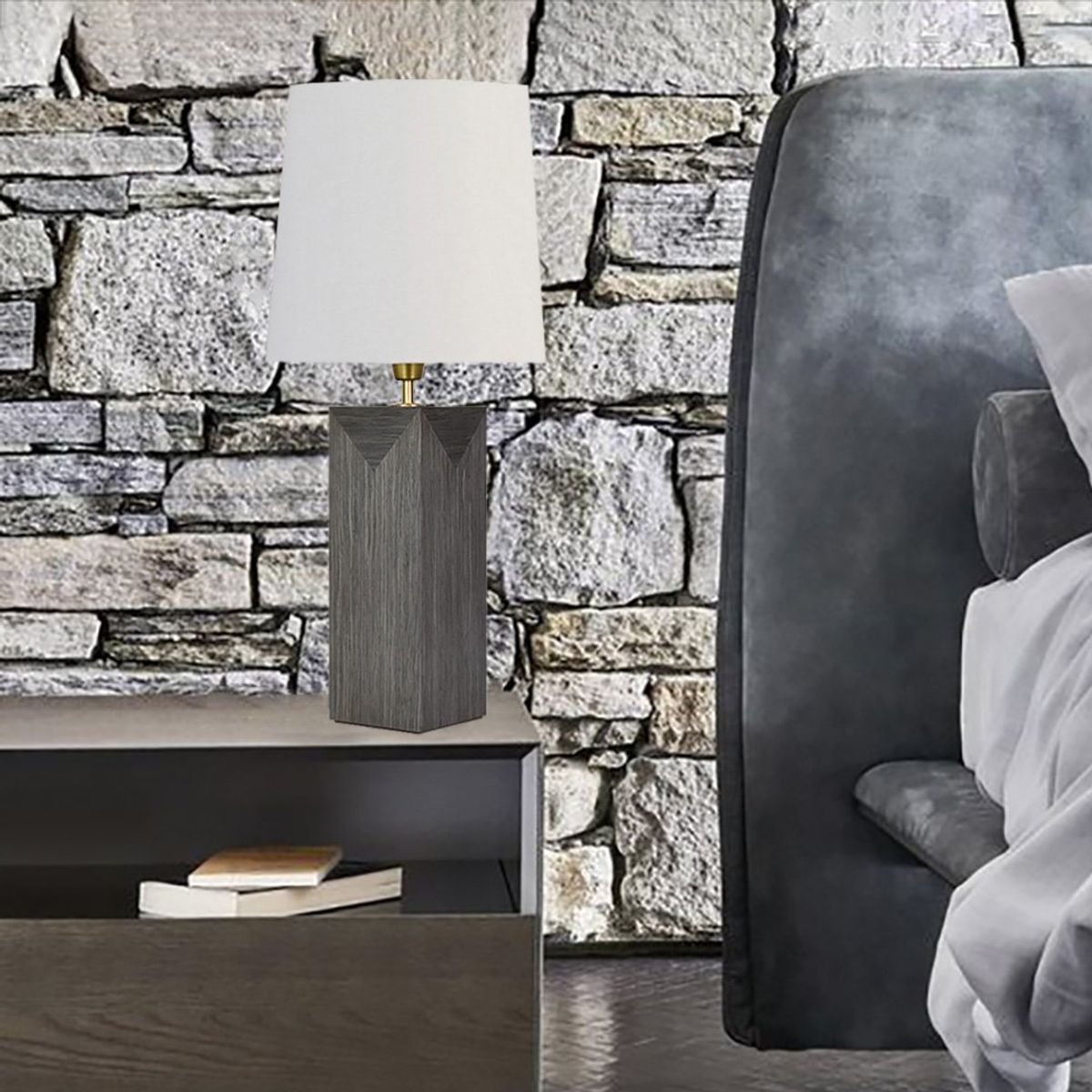 GENERICO - Lámpara de mesa Safi Olmo