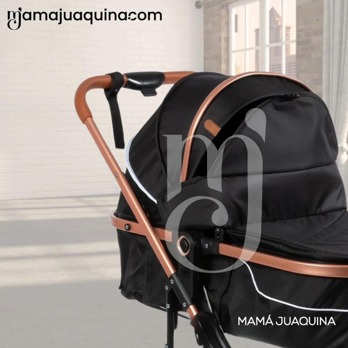EBABY - Coche Moisés de Lujo «BABY MIAMI» Edición Limitada Black