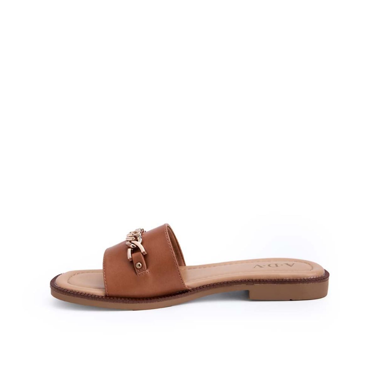ADV - Sandalia Slide Casual ELI-2508 Natural ADV
