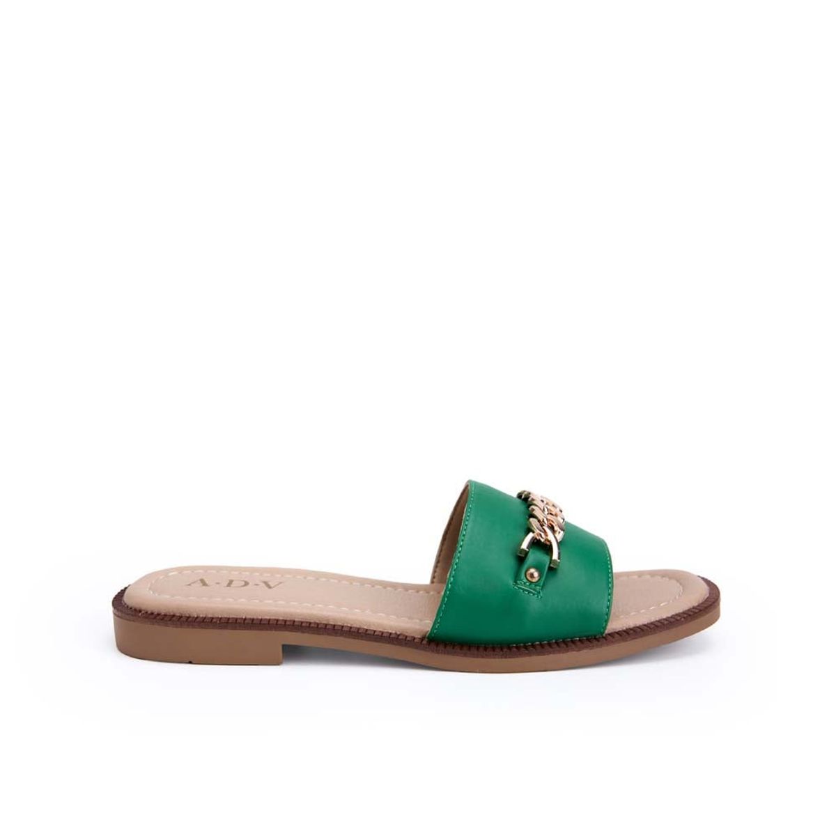 ADV - Sandalia Slide Casual ELI-2508 Verde ADV