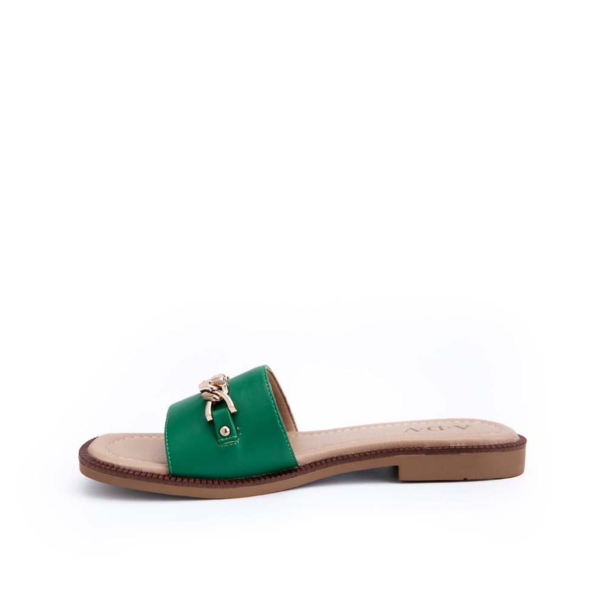 ADV - Sandalia Slide Casual ELI-2508 Verde ADV