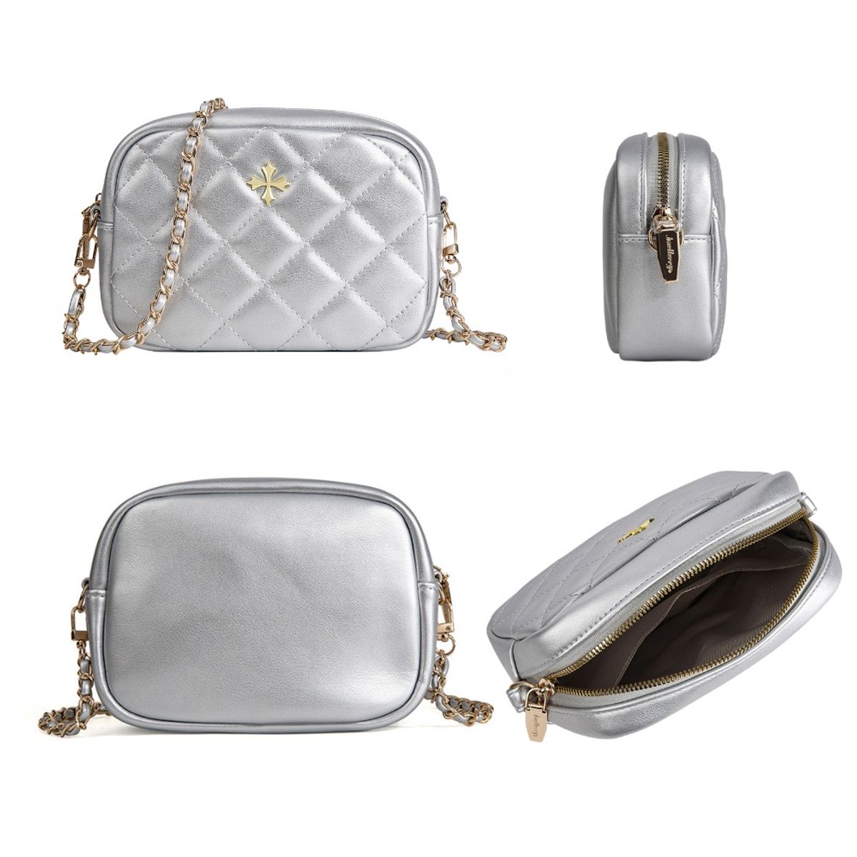 BAELLERRY - Bandolera de cuero vegano PU para dama N8929