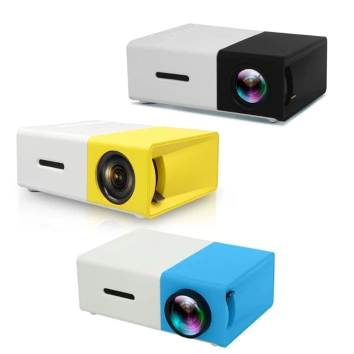 GENERICO - Mini Proyector Portatil Multimedia 1080HD para Laptop - PC Cable HDMI