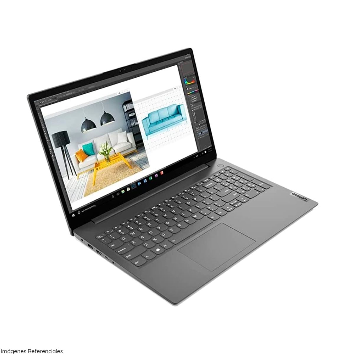 LENOVO - Laptop Lenovo V15 G4 AMN Ryzen 3 7320U 8GB RAM DDR5 256GB SSD 15.6" FHD - 82YU00X4LM