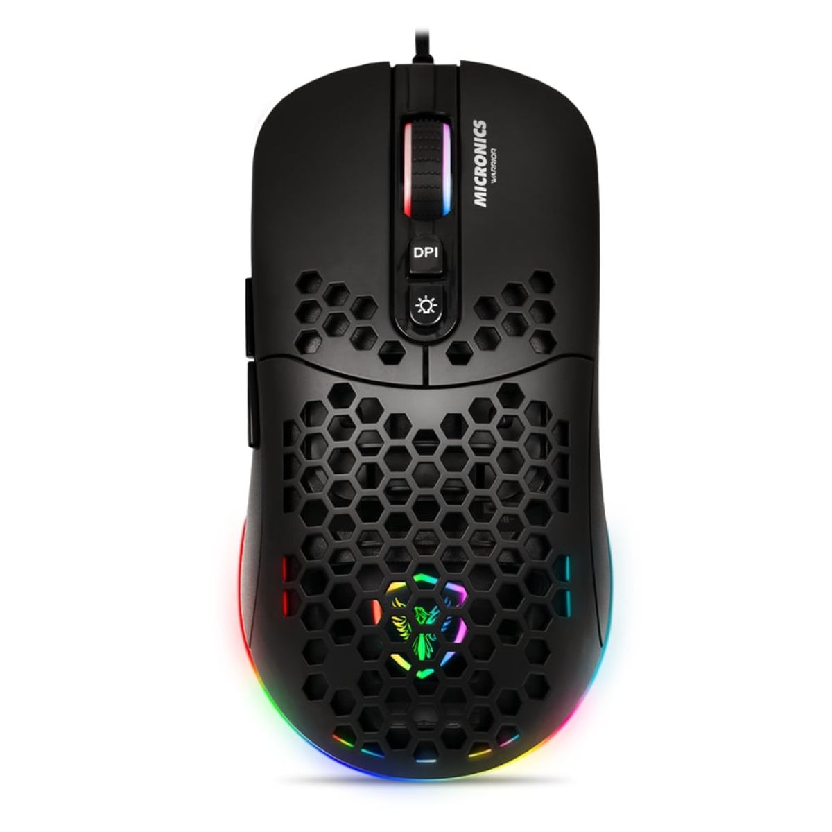 MICRONICS - Mouse Gamer Micronics Warrior MIC GM827 Alambrico RGB 7200 DPI