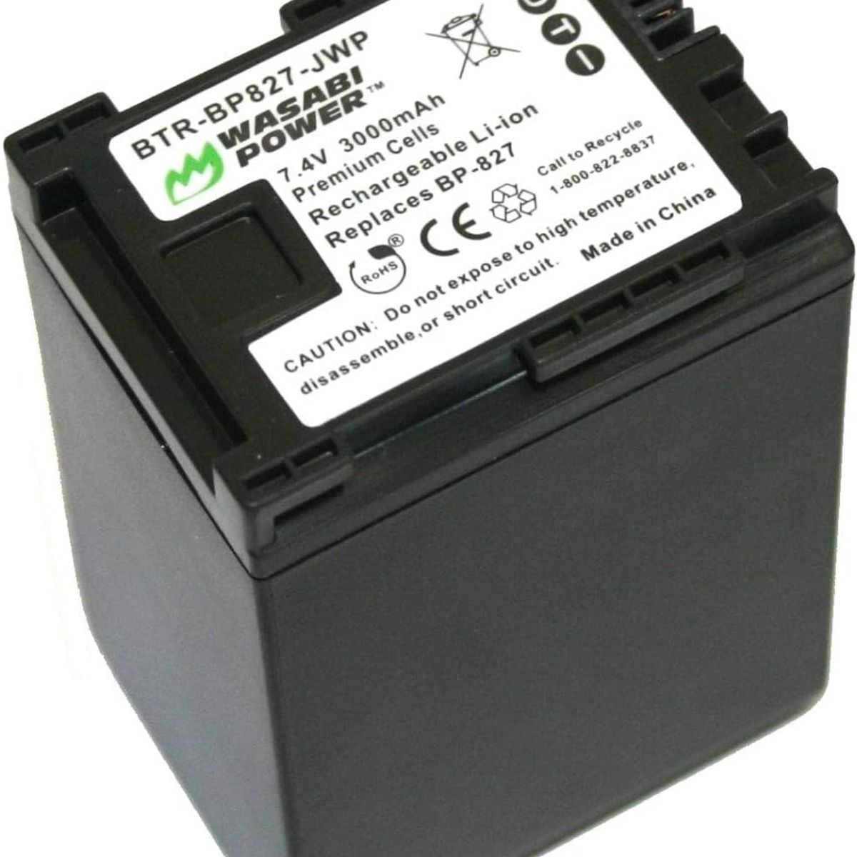 WASABI POWER - Bateria Canon BP-827 3000mAh Wasabi Power