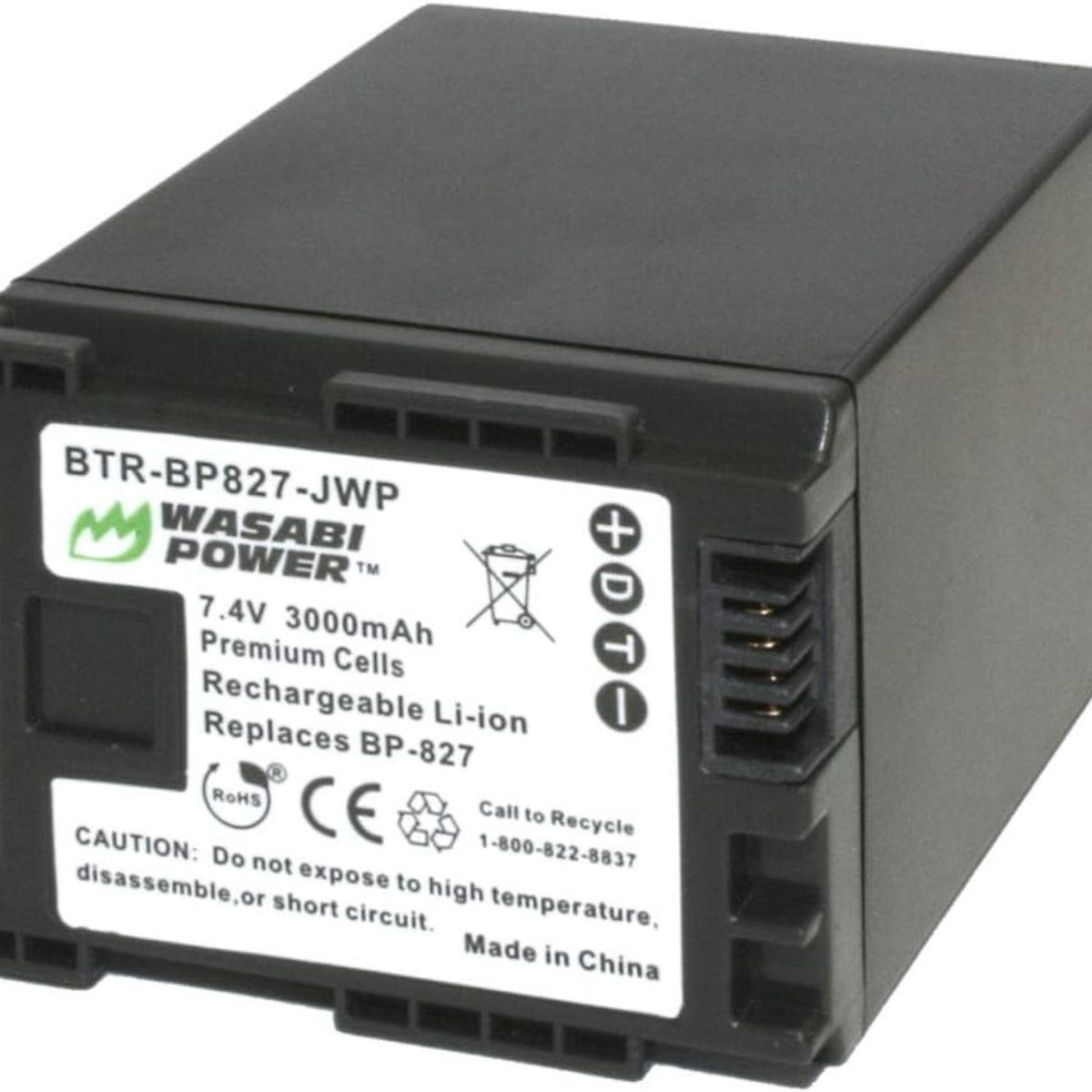 WASABI POWER - Bateria Canon BP-827 3000mAh Wasabi Power