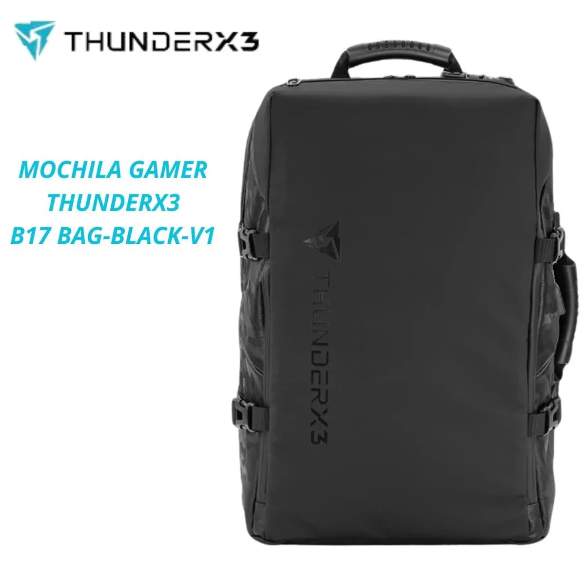 THUNDERX3 - Mochila Gamer ThunderX3 B17 BAG-BLACK-V1
