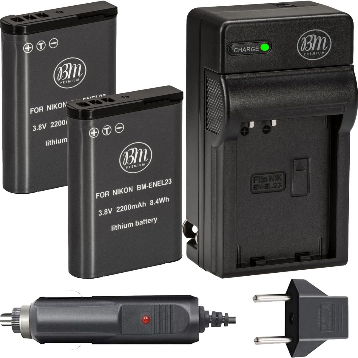 GENERICO - Bateria Nikon EN-EL23 2200mAh Compatible