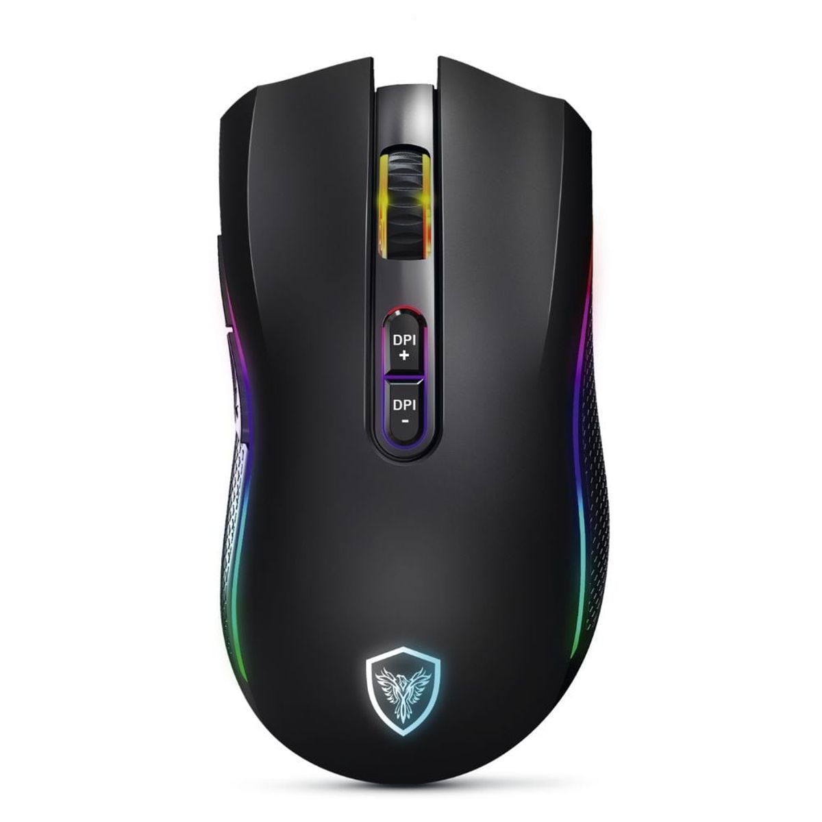 MICRONICS - Mouse Gamer Micronics Kripton MIC GM801-3M Inalambrico RGB 4800 DPI