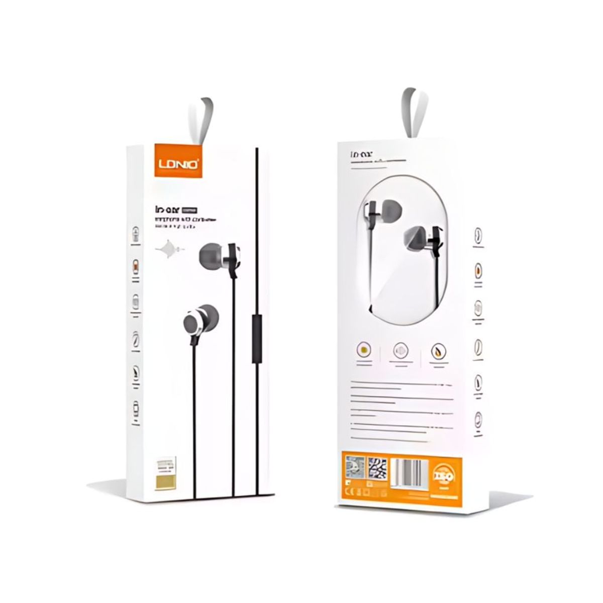 LDNIO - Auriculares con Cable HP02 Audífonos Intrauditivos con Control Remoto