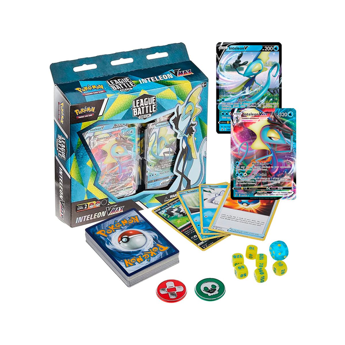 POKEMON - Pokemon TCG Intelleon VMax League Battle Deck Ingles
