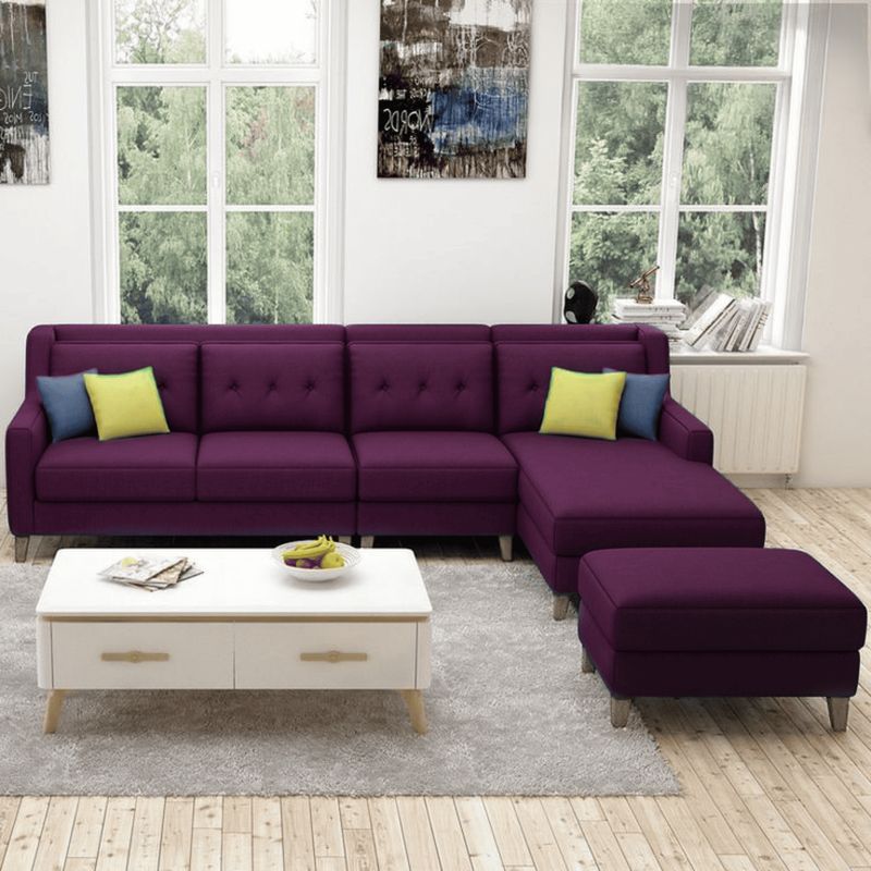 GENERICO - Seccional Derecho Barroco + banqueta de regalo - Vino