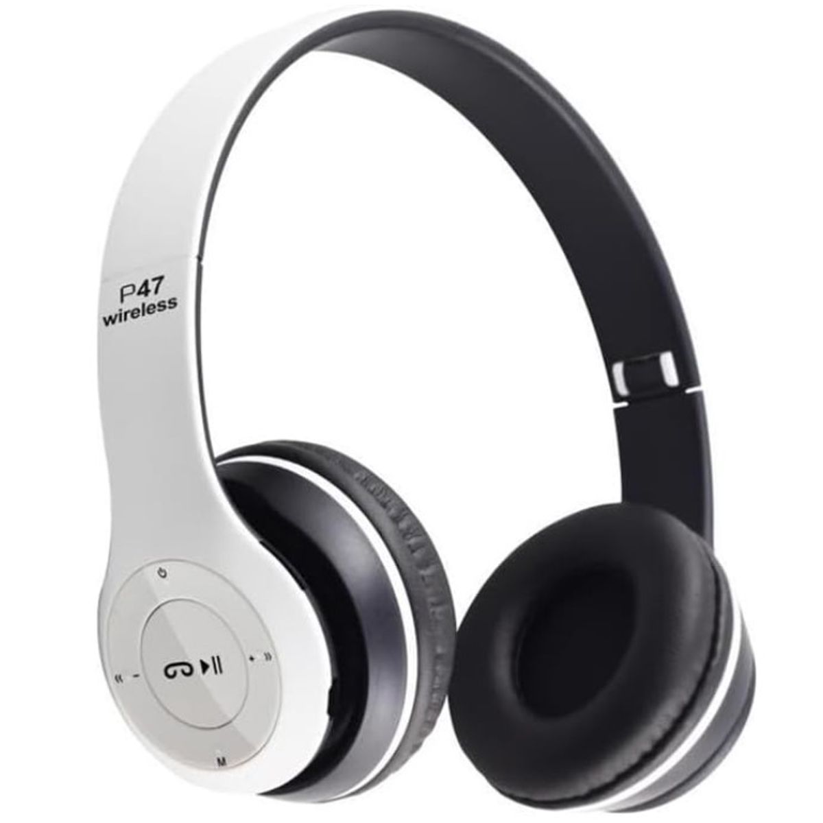 GENERICO - AUDIFONOS BLUETOOTH P47 COLOR BLANCO