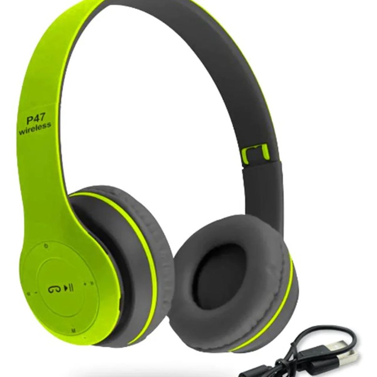 GENERICO - AUDIFONOS BLUETOOTH P47 COLOR VERDE