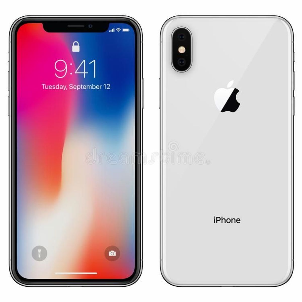 APPLE - iPhone X 64GB Blanco Bateria 100% Grado A Leer Descripcion Reacondicionado