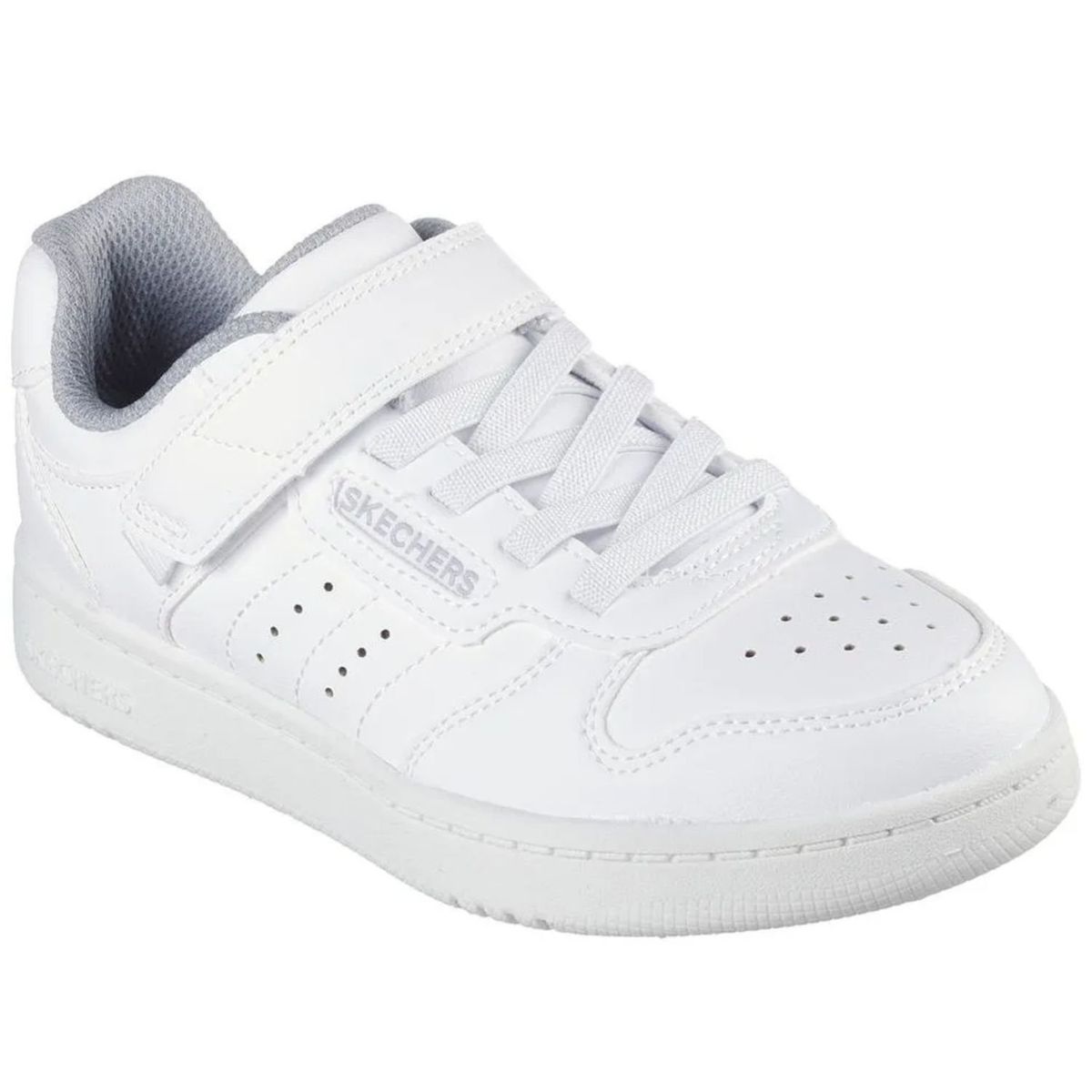 SKECHERS - ZAPATILLA ESCOLAR  NIÑA 405638L-WHT