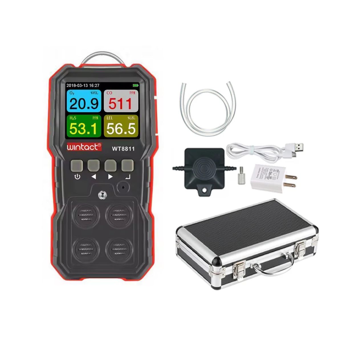 OEM - Medidor Detector de Gases Inflamables Multigases 4 en 1 – WINTACT WT8811