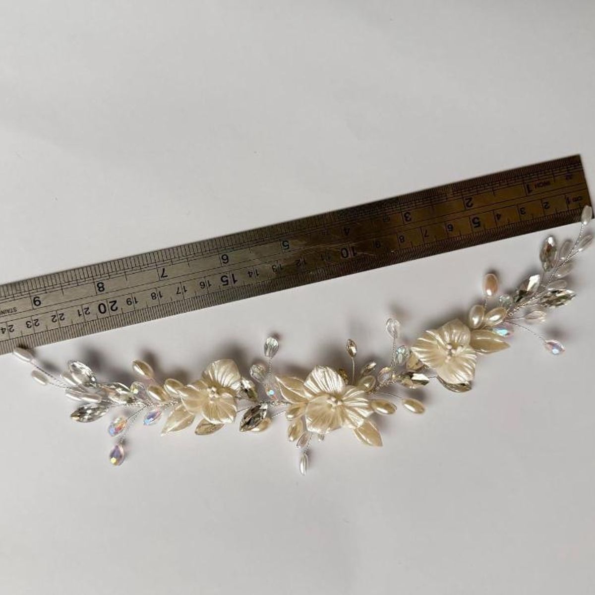 GENERICO - TOCADO TIARA ACCESORIO PARA NOVIA