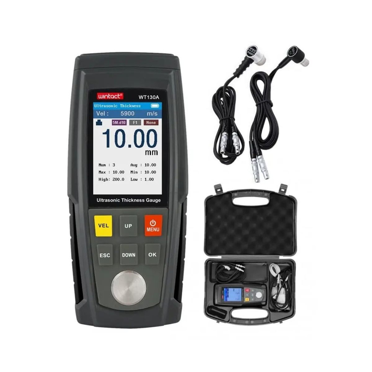 OEM - Medidor de Espesor Ultrasónico Profesional  WINTACT WT130A