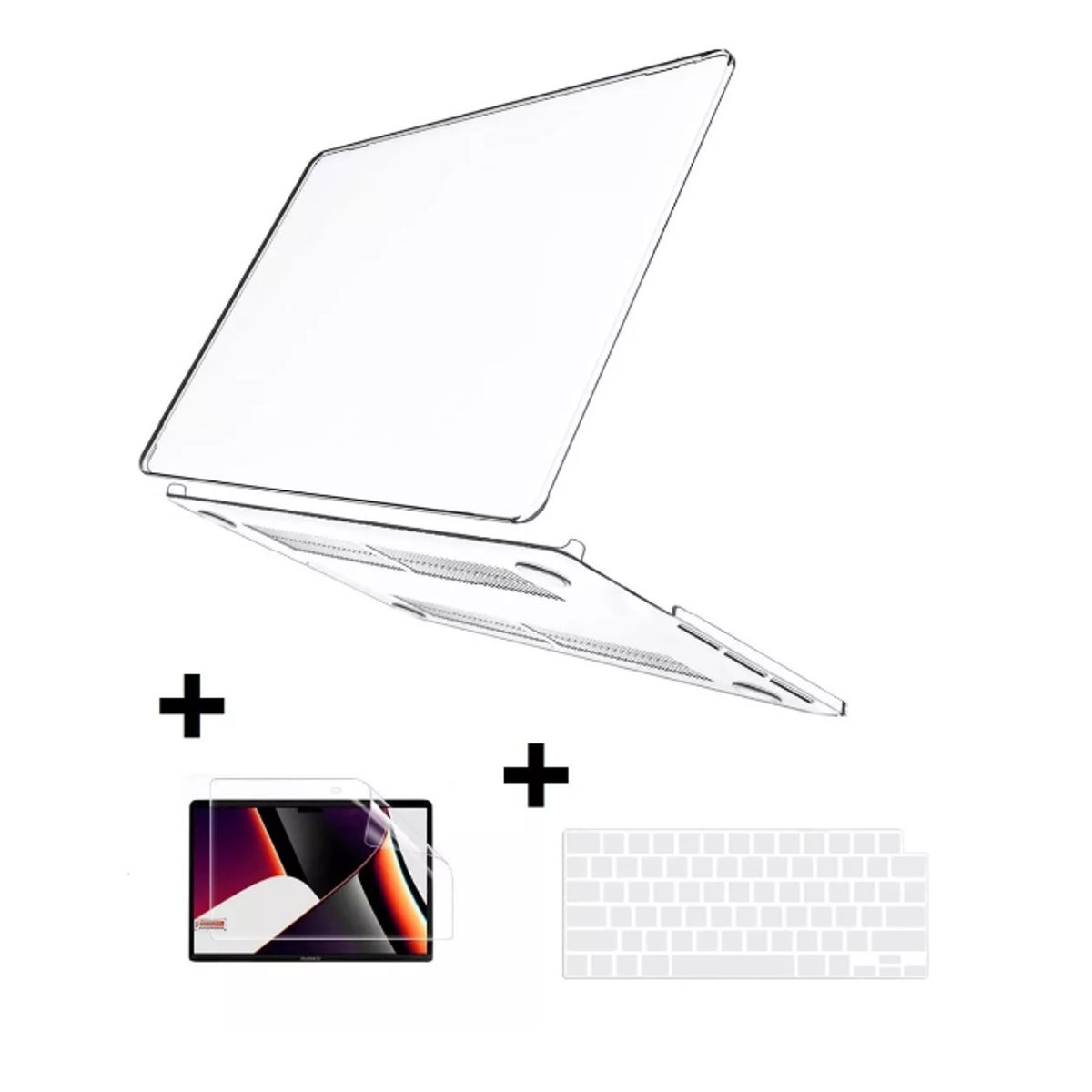 A BRAND - Case funda protector macbook pro 14 m1 m2 m3 m4 mica y cubre teclado
