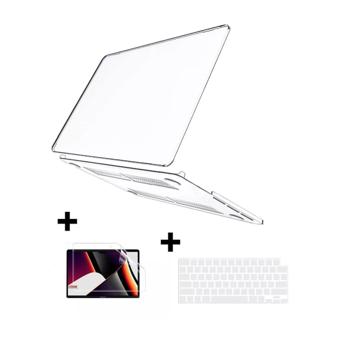 A BRAND - Case funda protector macbook pro 14 m1 m2 m3 m4 mica y cubre teclado