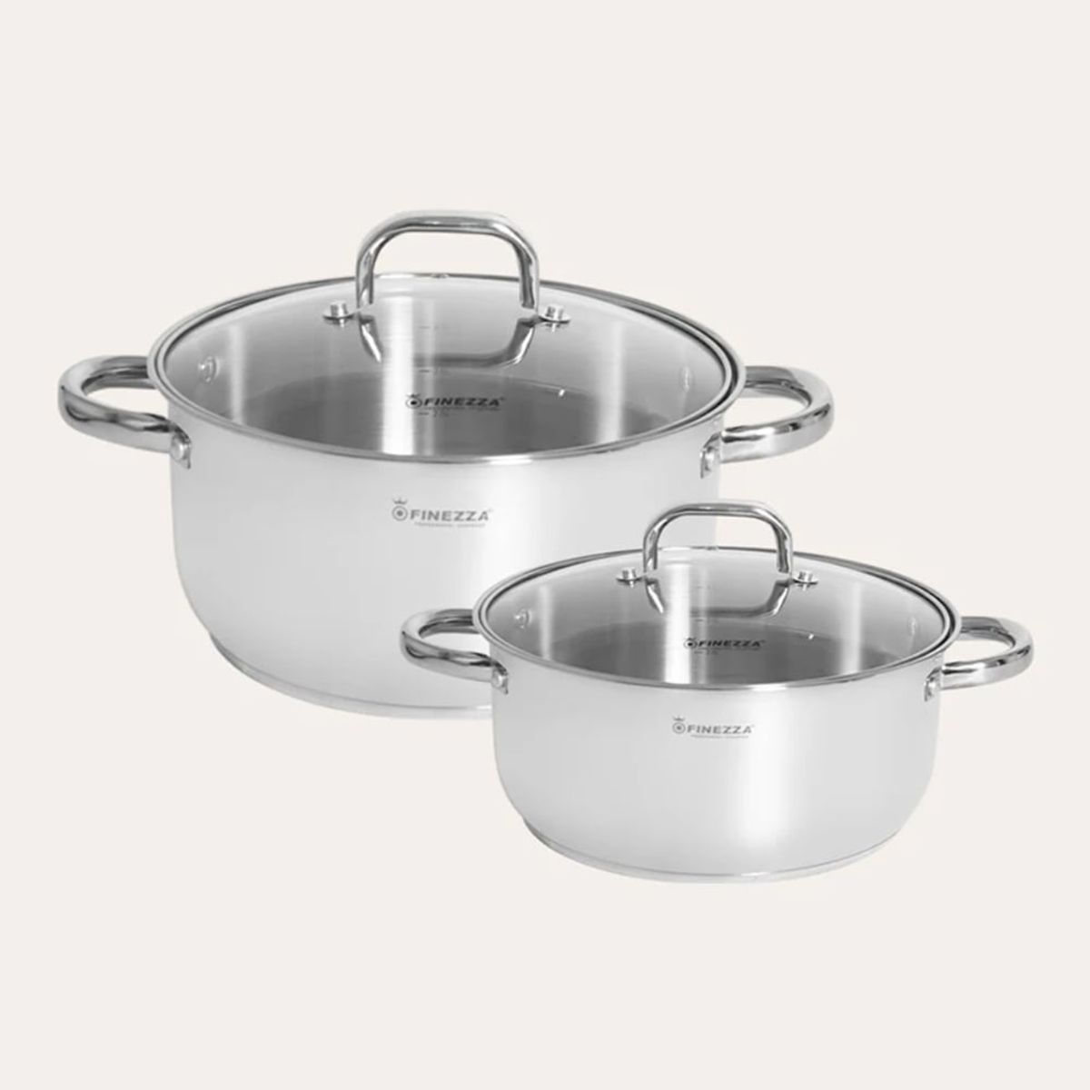 FINEZZA - Juego de Ollas Finezza 8 Piezas FZ-972AE-IN – Elegancia y Resistencia para tu Cocina