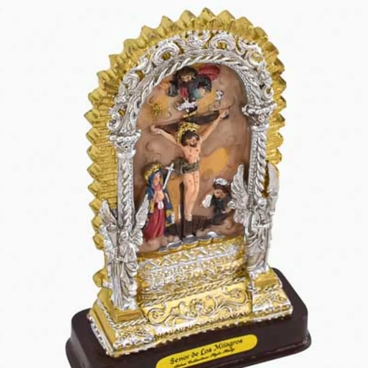 SANTO SEÑOR DE LOS MILAGROS O CRISTO MORENO 1 3CM, marca GENERICO - Foto 2