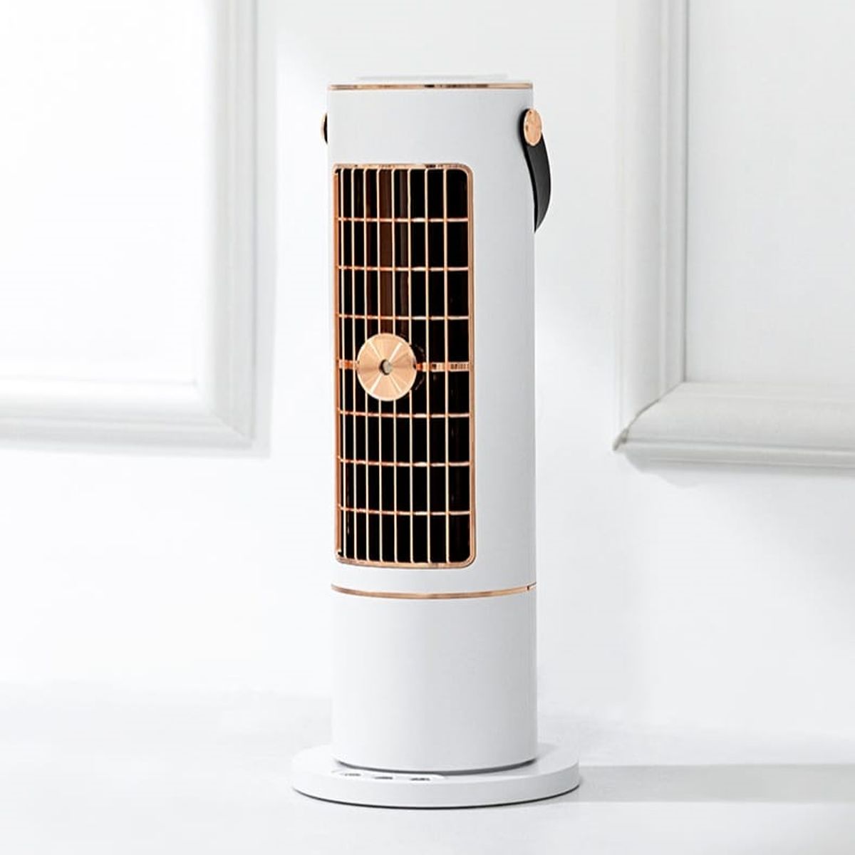 GENERICO - VENTILADOR TORRE PORTATIL RECARGABLE con OSCILACION 90 Grados