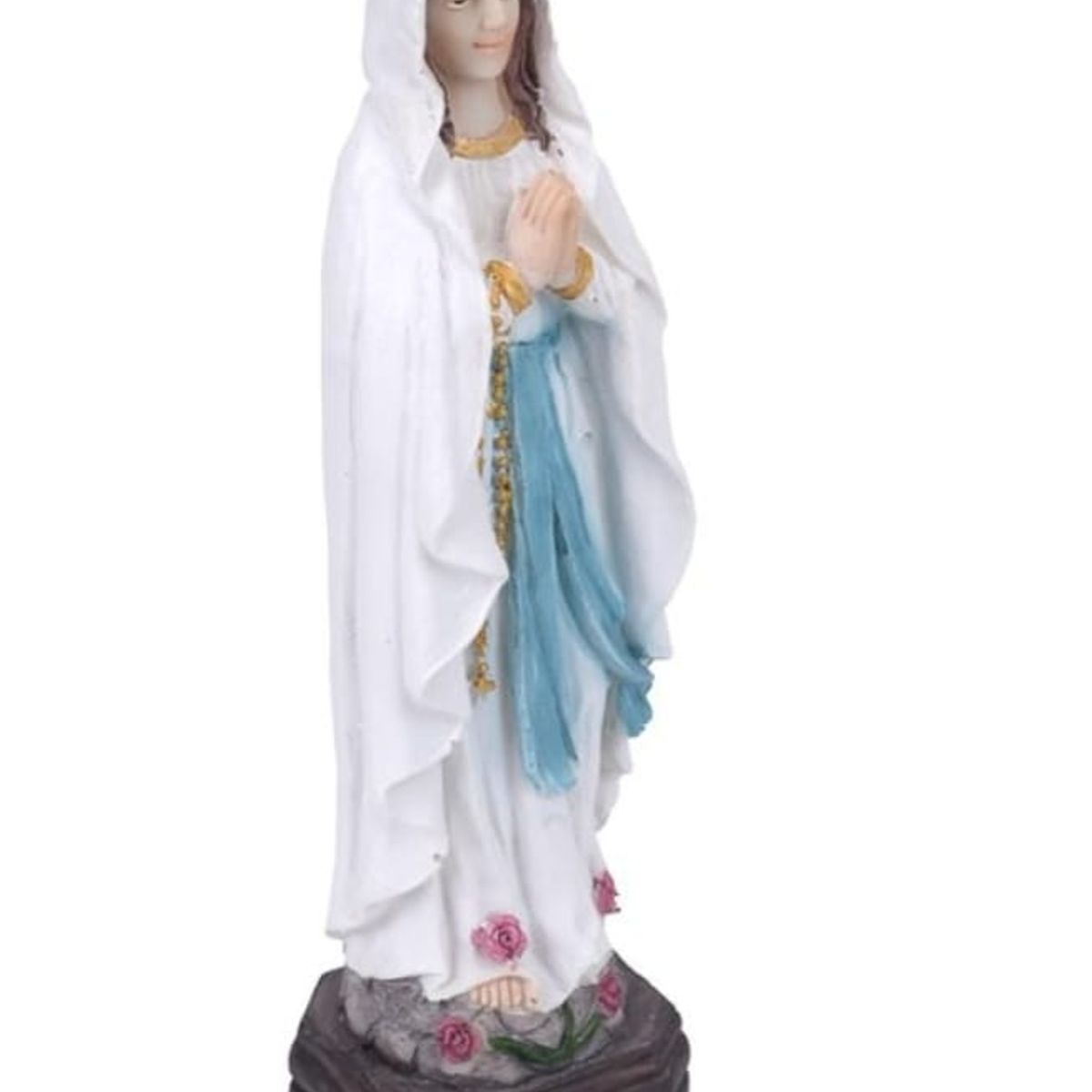 GENERICO - SANTO NUESTRA SEÑORA VIRGEN DE LOURDES ADORNO DE 19CM
