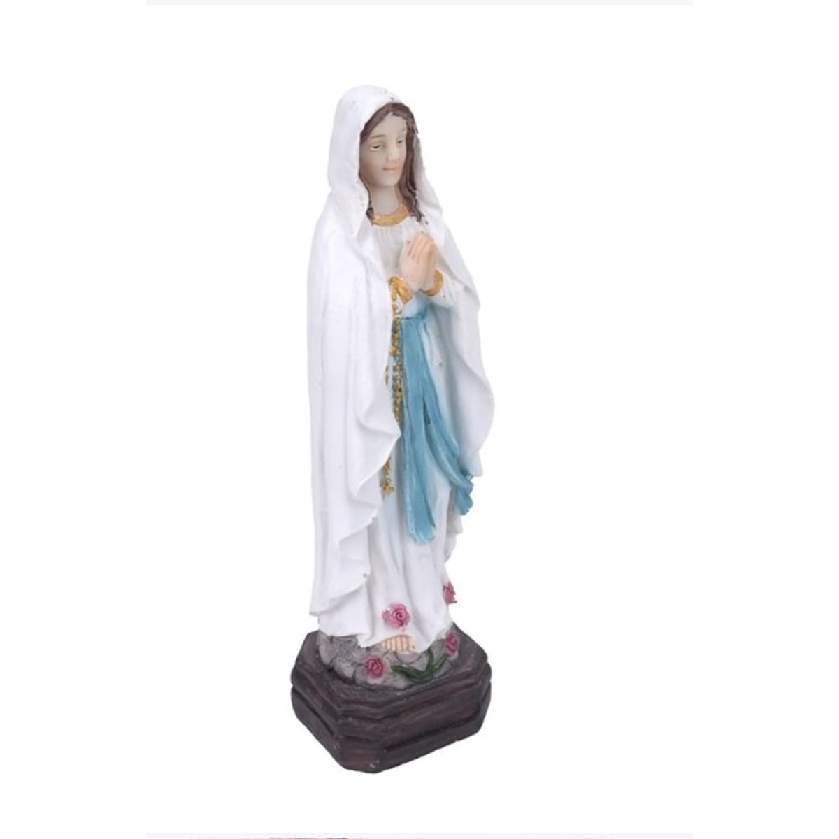 GENERICO - SANTO NUESTRA SEÑORA VIRGEN DE LOURDES ADORNO DE 19CM