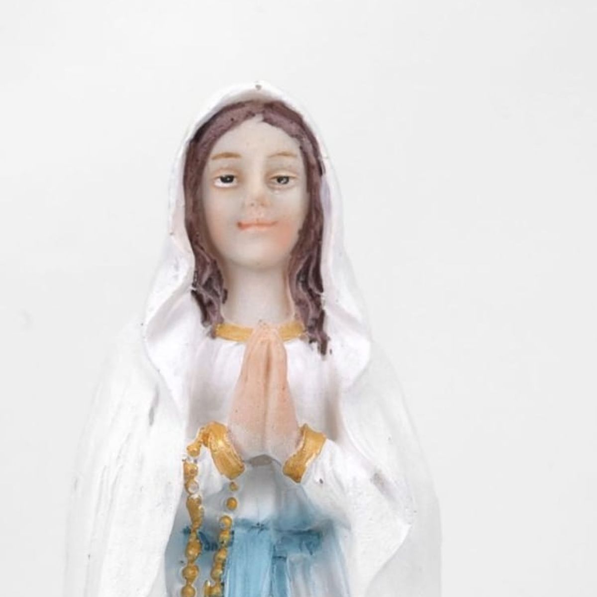 GENERICO - SANTO NUESTRA SEÑORA VIRGEN DE LOURDES ADORNO DE 19CM