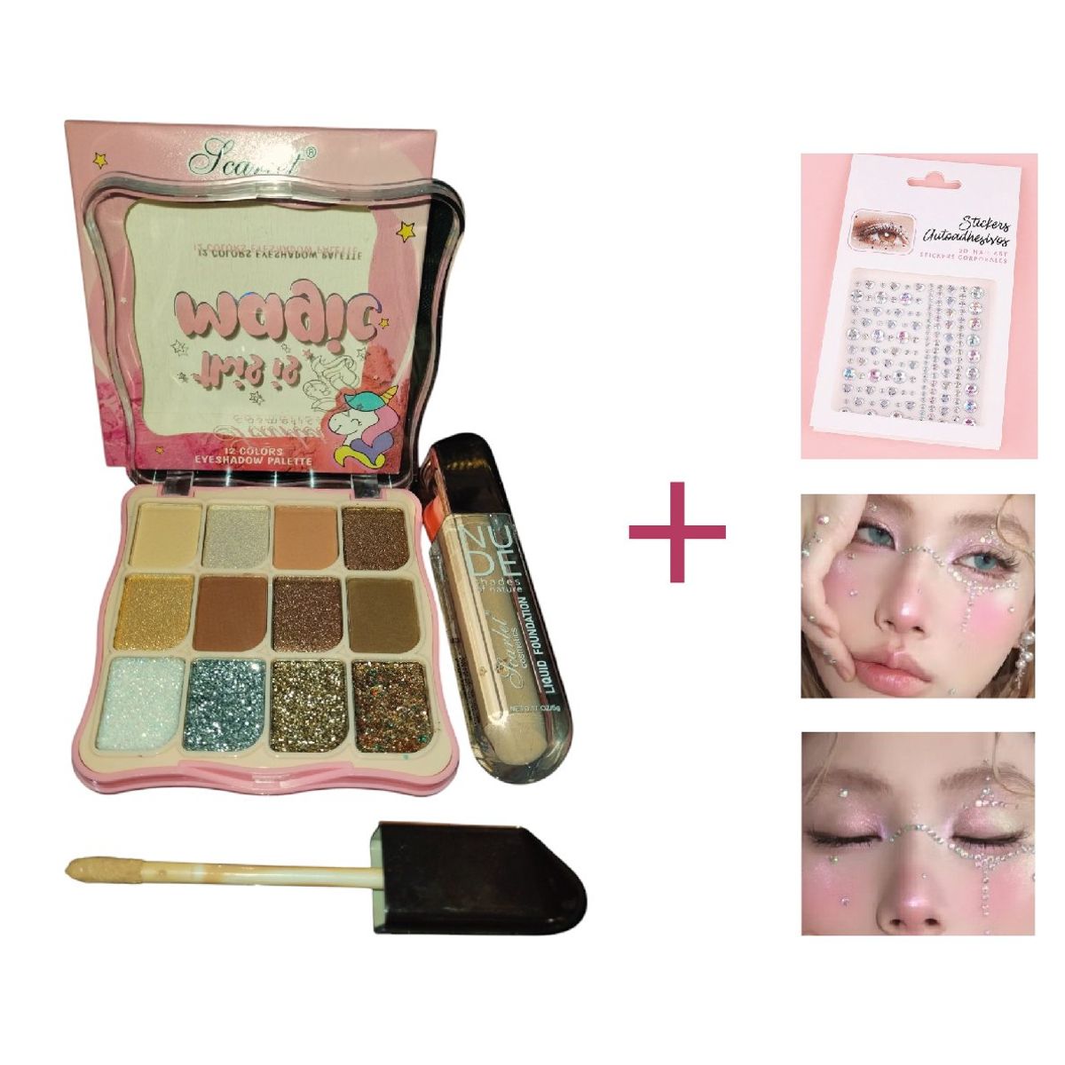 GENERICO - Pack sombras corrector y regalos