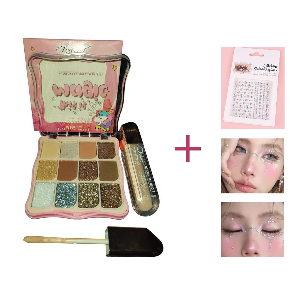 GENERICO - Pack sombras corrector y regalos